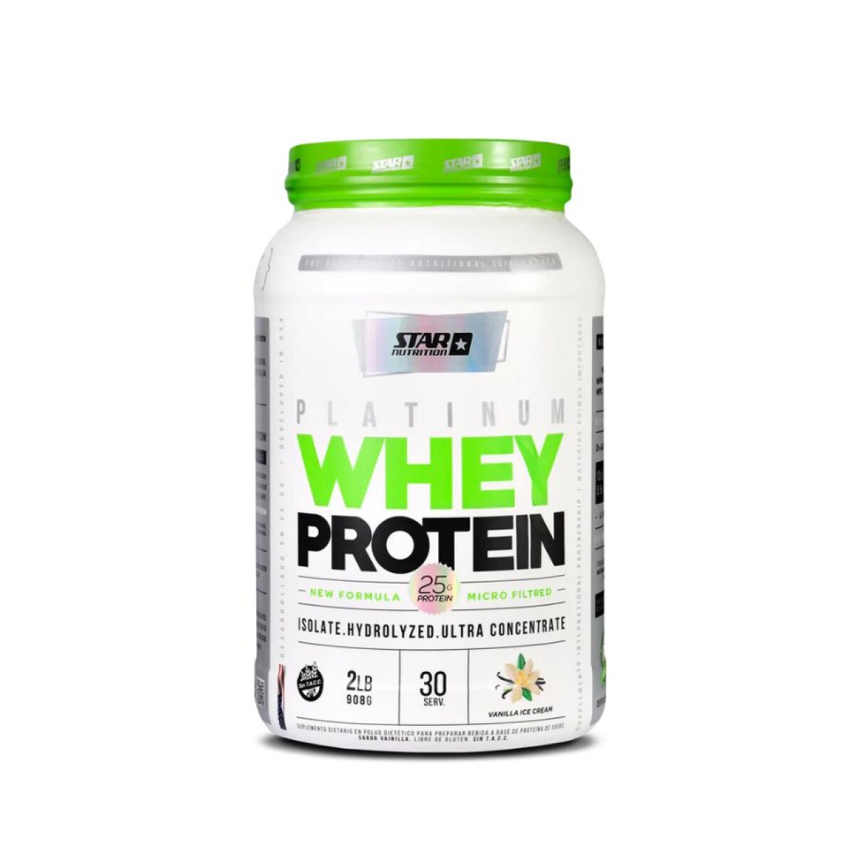 Proteína Star Nutrition Platinum Whey 2Lb - VAINILLA 
