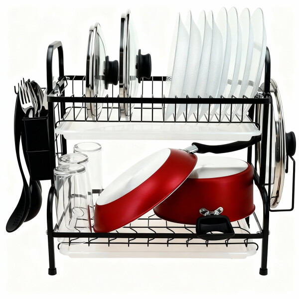 Escurridor de Platos Seca Vajilla Y Cubiertos Mesada Cocina De 2 Niveles Imback Escurridor de Platos Seca Vajilla Y Cubiertos Mesada Cocina De 2 Niveles Imback