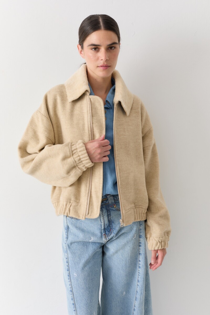 PRE VENTA BOMBER SKI Beige