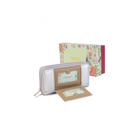 Billetera Hibisco Plata