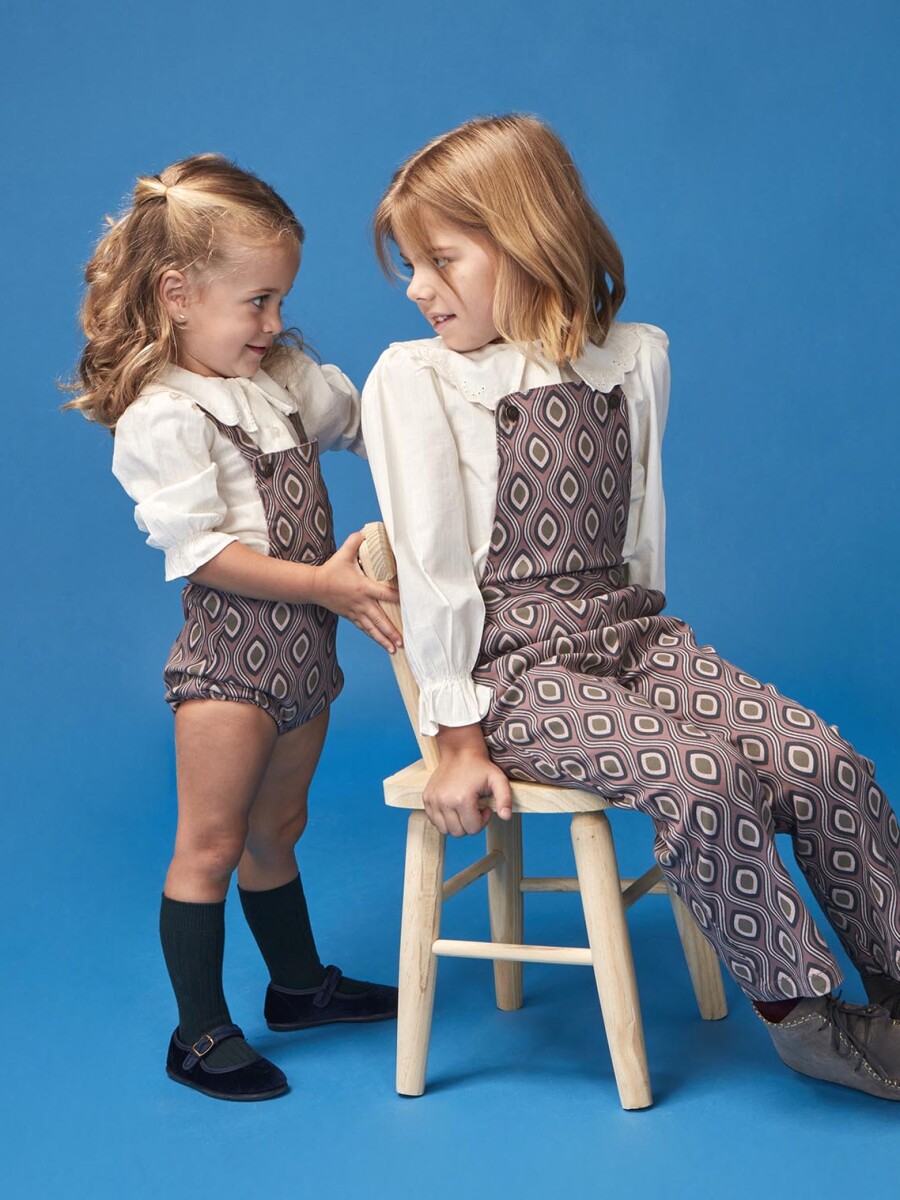 Peto De Twill Estampado Purpura