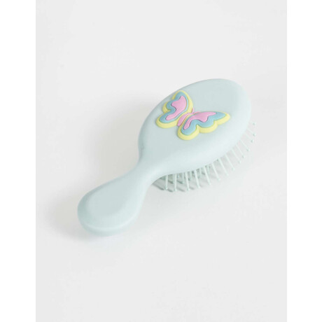 Cepillo Para Pelo Con Relieve De Mariposa Combinacion Multicolor