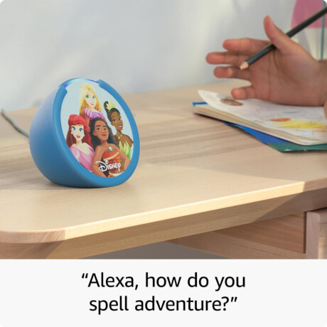 Parlante Amazon Echo Pop Kids Princesas de Disney Alexa 001