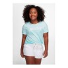 Remera para niña Justice cambia de color Celeste