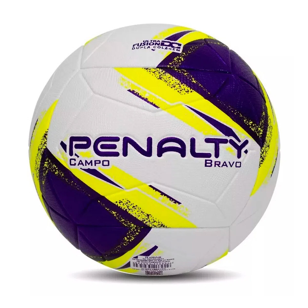 Pelota Fútbol Penalty Campo Bravo XXIII Original - Blanco-Violeta 