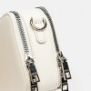 Mini bag New Penny en efecto cuero Blanco