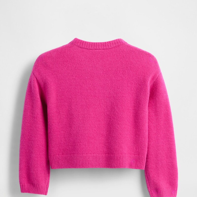 CASHSOFT CARDIGAN BRIGHT FUCHSIA