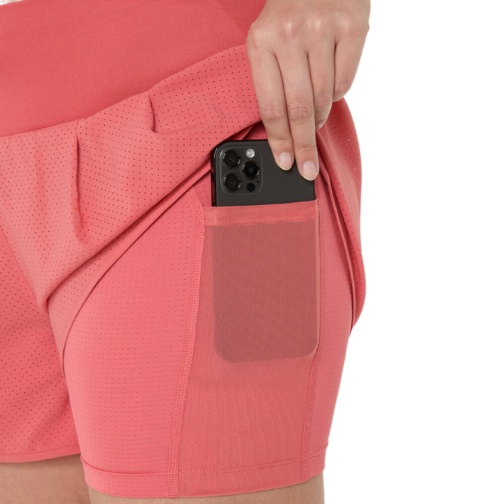 Short Running Road 2-N-1 3.5In Mujer Dark Pink Clay/dark Pink Clay