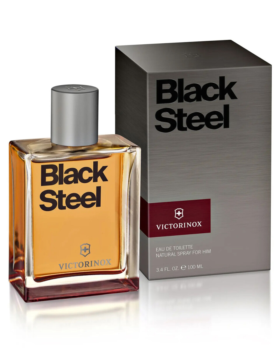 Perfume Victorinox Black Steel EDT 100ml Original 