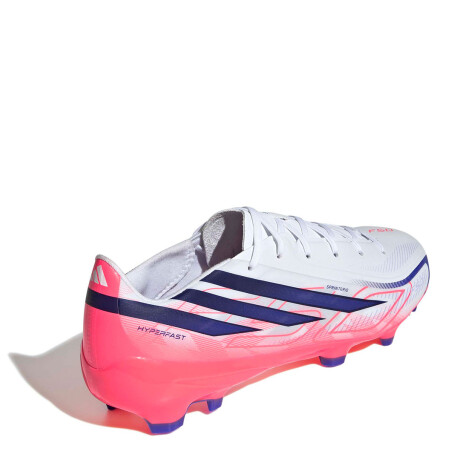 Championes Unisex Adidas F50 Hyperfast League Fg Blanco - Rosado