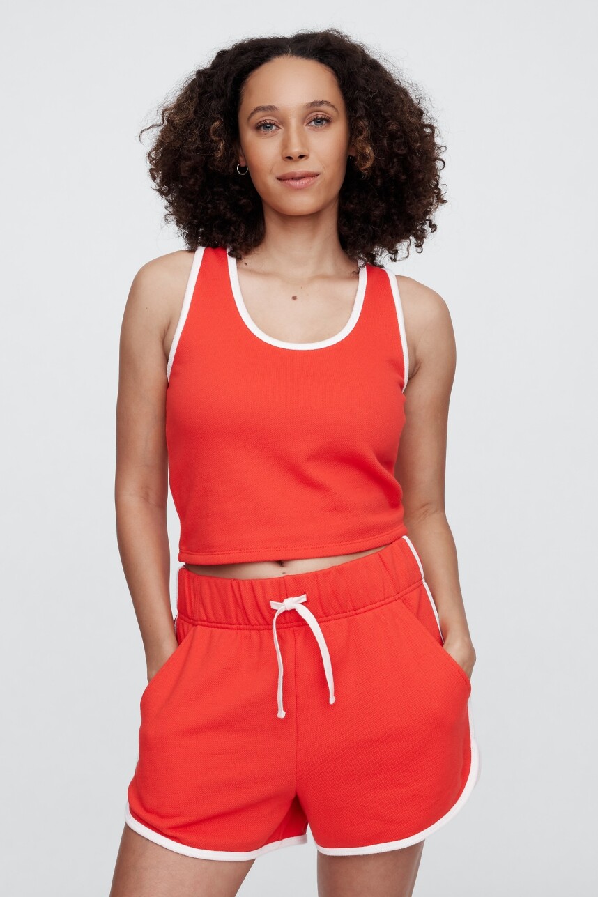 Short Pique Mujer Poster Red