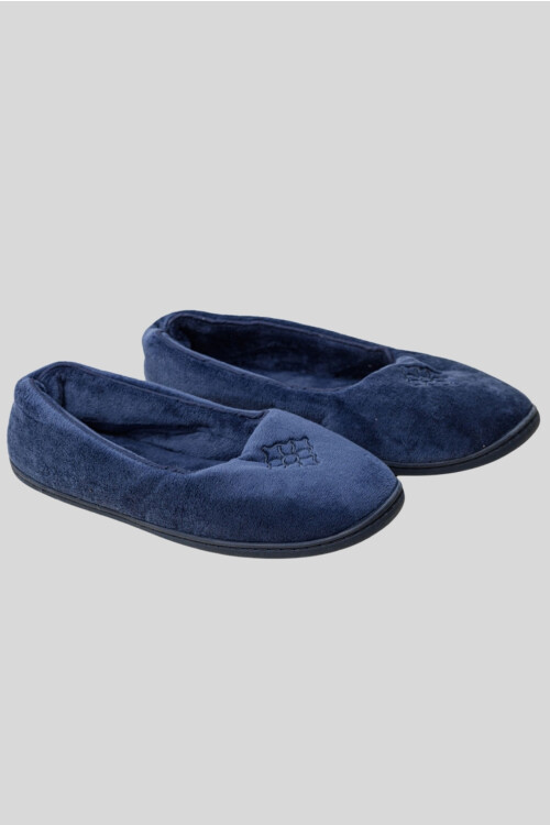 BALLERINA CON ESCUDO AZUL MARINO-NAVY
