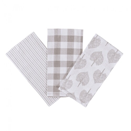 Kit X3 Repasadores Hojas Beige 45x65 - Pilar Kit X3 Repasadores Hojas Beige 45x65 - Pilar