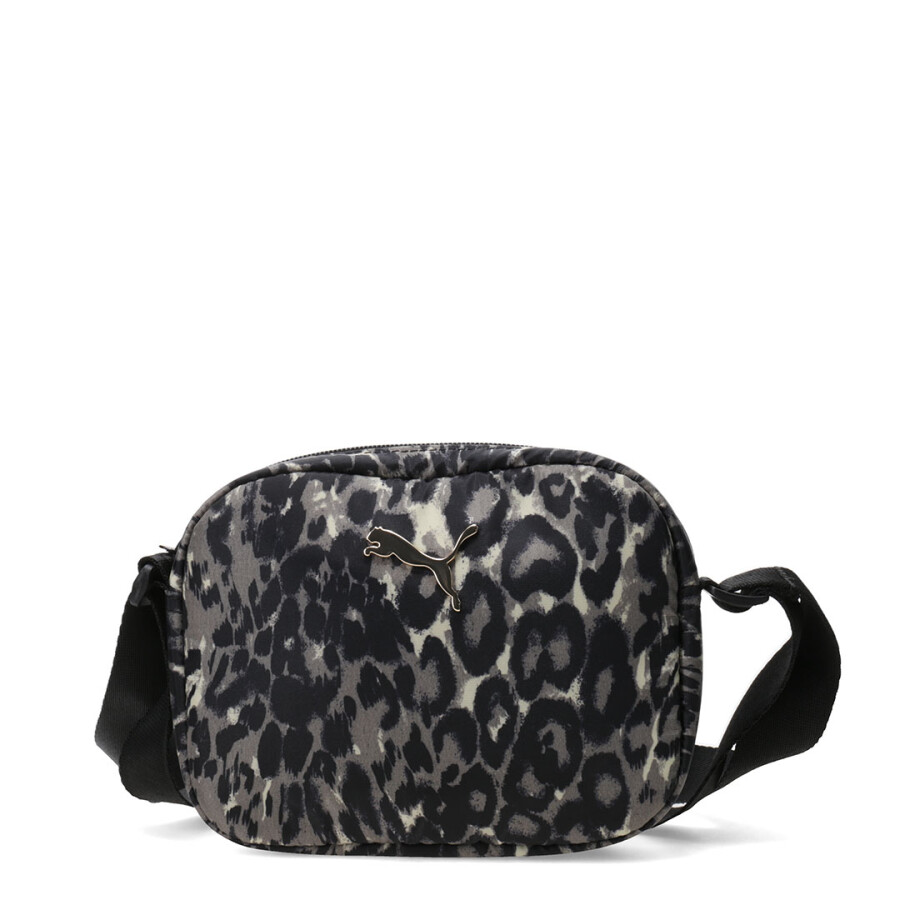Cartera Puma Pop Crossbody Bag Negro - Leopardo