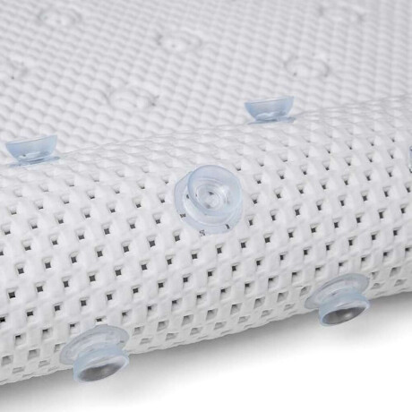 Alfombra Baño Antideslizante 45X91Cm Blanco