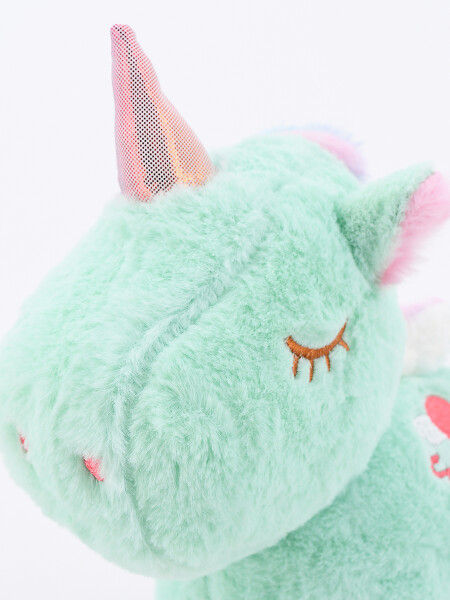 PELUCHE UNICORNIO VERDE