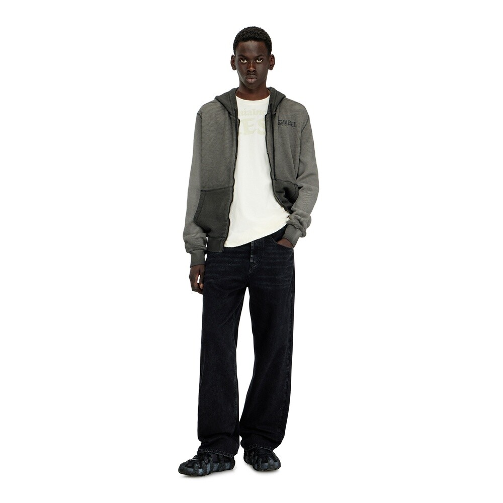 Jean Para Hombre Relaxed - 2001 D-Macro Negro/Gris Oscuro