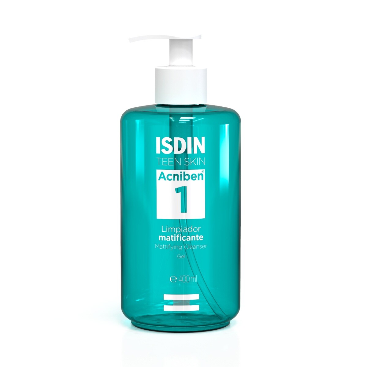 Isdin Acniben Gel Limpiador Matificante 400 Ml. 