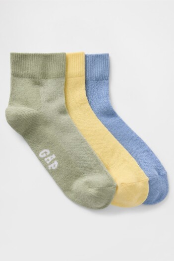 Medias Logo Gap Pack X3 Niño Desert Sage