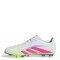 Championes de Fútbol 11 Unisex Adidas Predator Club FG/MG Blanco - Rosado - Amarillo Lima