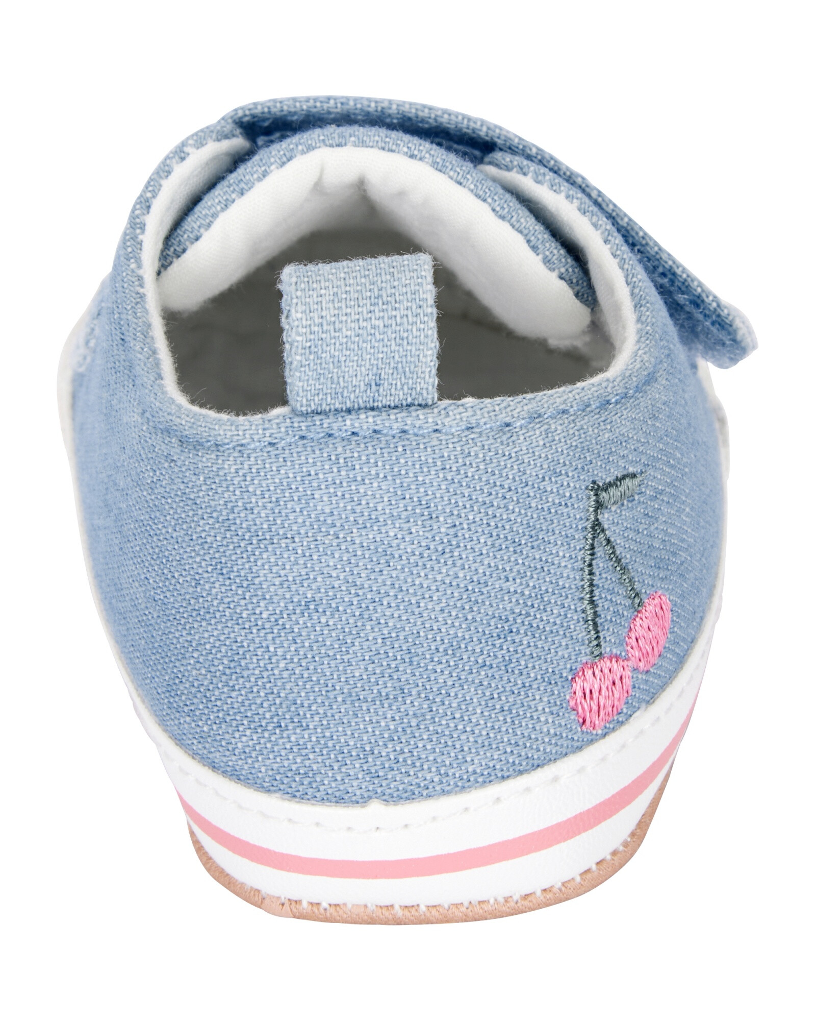Zapato de bebé, con velcro, cerezas Sin color