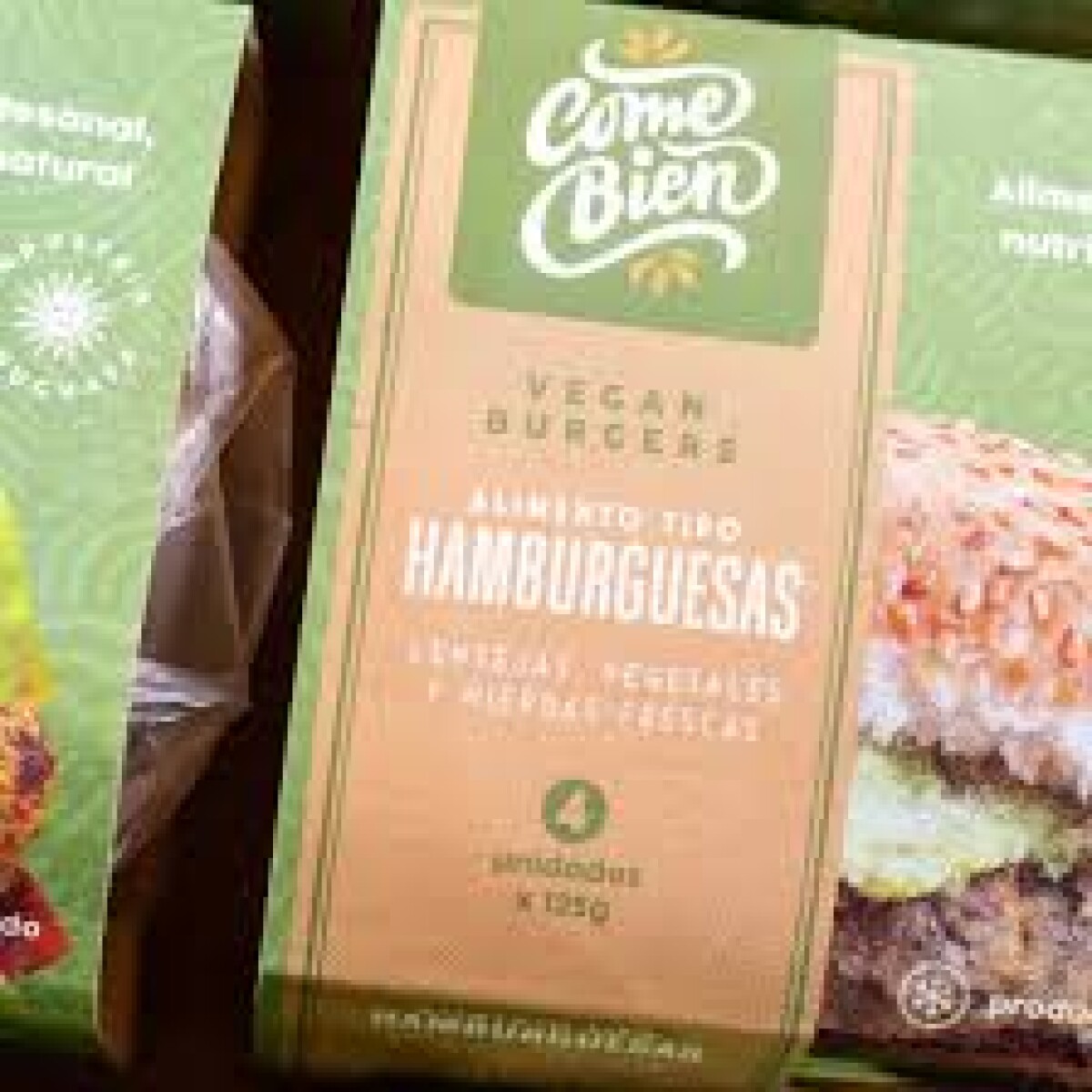 HAMBURGUESAS ESPINACA, POROTO Y ARROZ INTEGRAL X4 