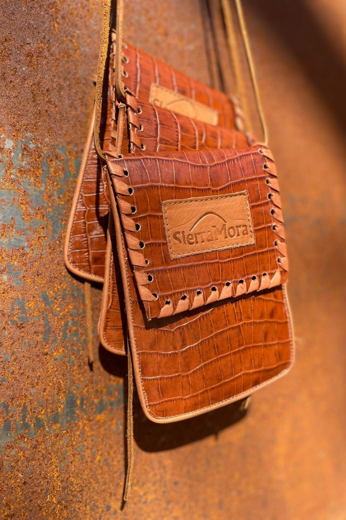 Cel Bag Crocco Camel