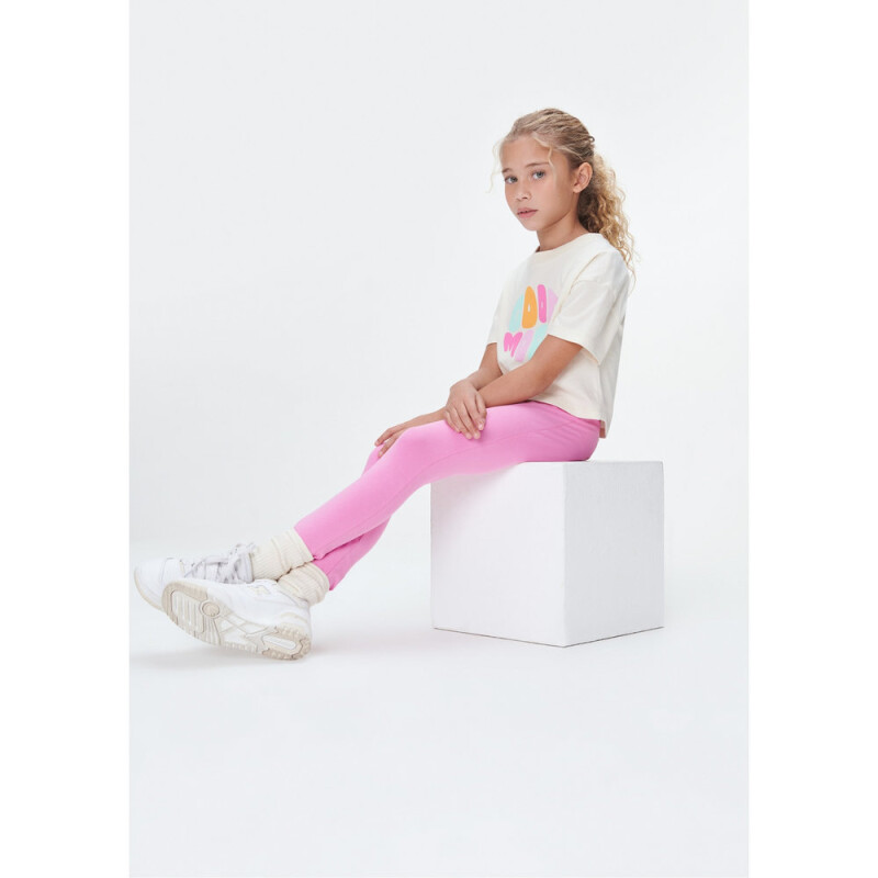 CALCA LEGGING FEM ROSA CLARO