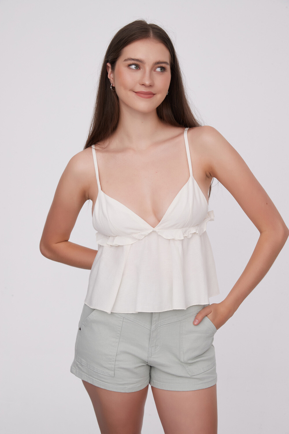 Musculosa Mirtha Marfil / Off White