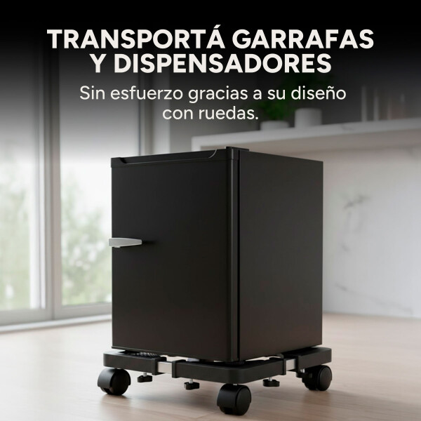 Base Carro Ruedas Soporte Dispensador Agua Garrafas Modular Base Carro Ruedas Soporte Dispensador Agua Garrafas Modular