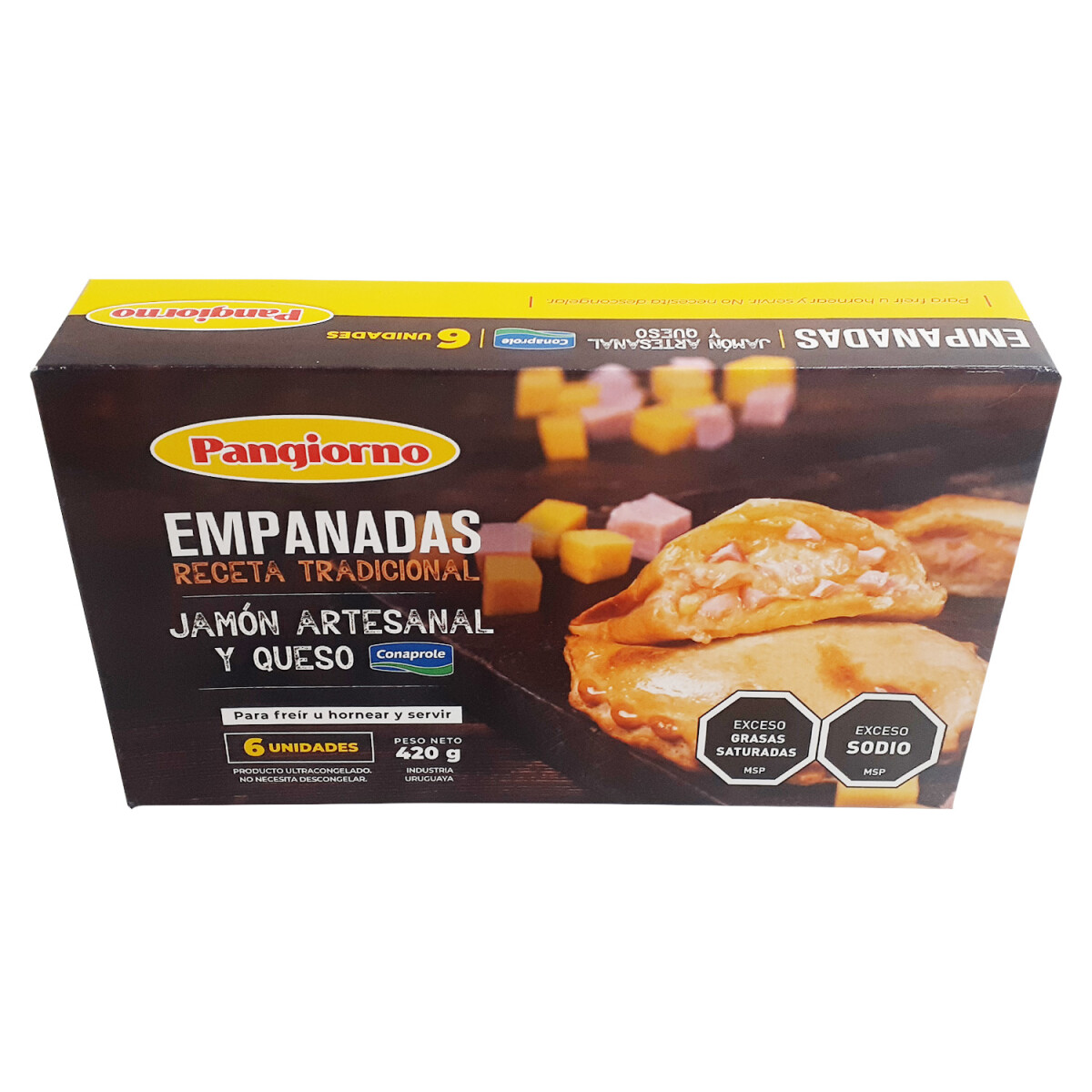 Empanadas Jamon y Queso Pangiorno 6 Unidades 