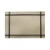 Individual Lino Estampado Home Class 30 x 45 cm CUADRO NEGRO