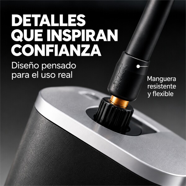 Inflador Compresor Portátil Goldtech Negro