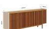 Aparador Buffet Dune Ripiado 1.8 - Linea Manhattan Off White