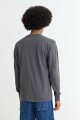 Remera cuello redondo GRIS