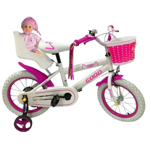 Bicicleta Niña Rodado 20 C/Silla P/Bebe Mix