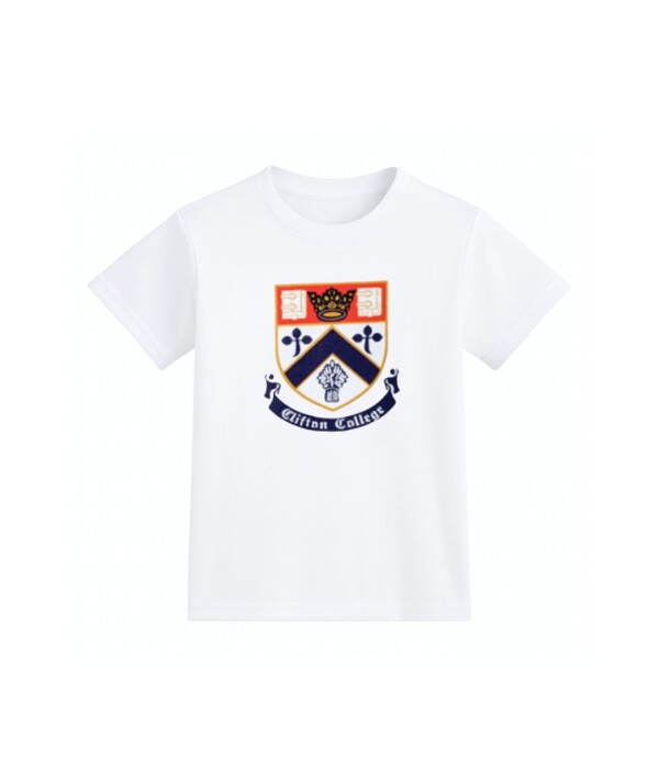 T-shirt manga corta Clifton College Blanco