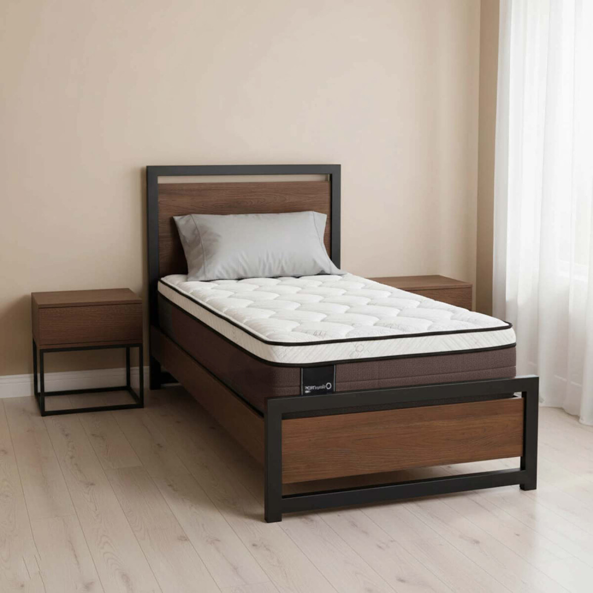 COLCHÓN - 1 PLAZA ESPUMA1 BLANCO MOONLIGHT 