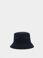 Sombrero Bucket De Punto azul-marino