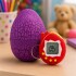 Juego de Mascota Virtual con Huevo y Consola Llavero Violeta 1