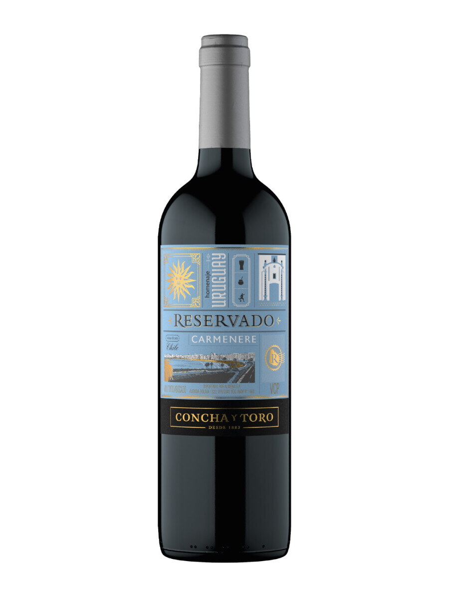 Vino Reservado de Concha y Toro Homenaje Uruguay Carmenere 750 ml Vino Reservado de Concha y Toro Homenaje Uruguay Carmenere 750 ml
