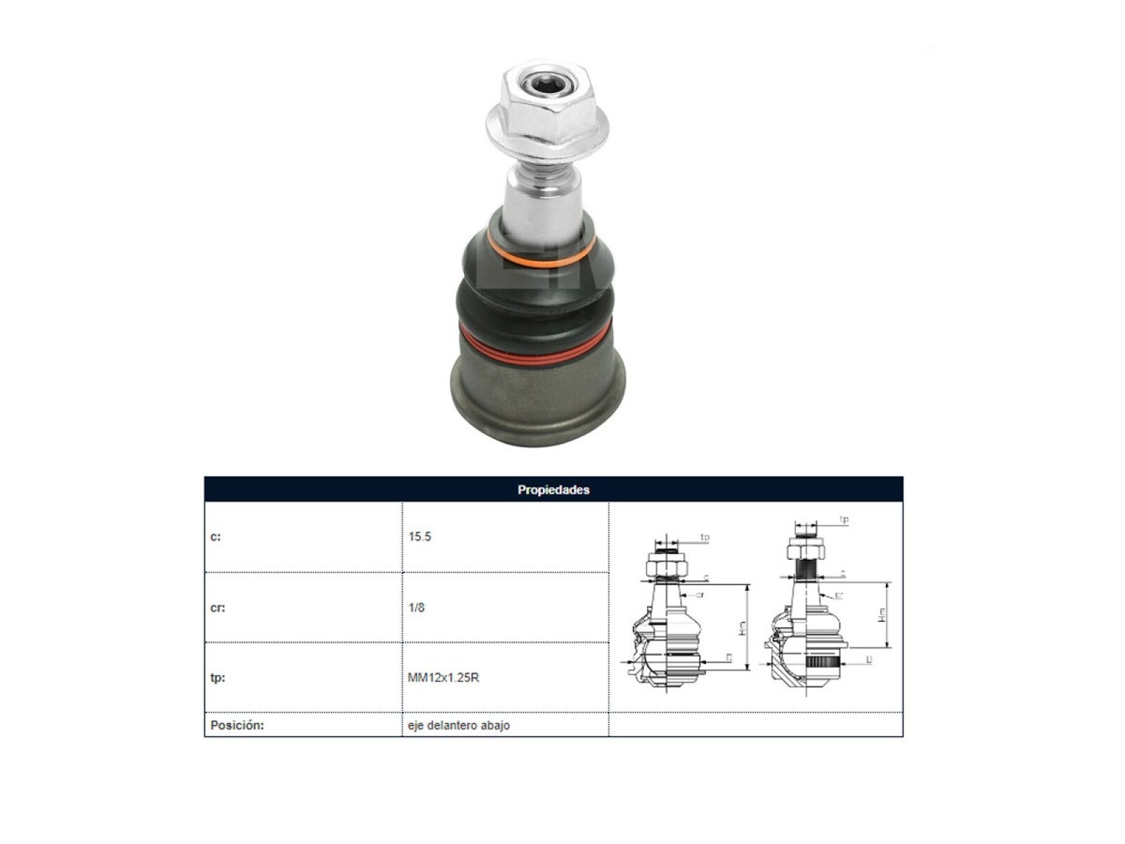 Rotula Honda Fit 14-25 Der/Izq 