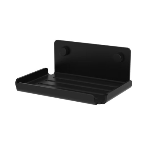 JABONERA DE PARED NEGRO MATE Jabonera De Pared Negro Mate