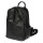 Mochila con Doble Compartimiento y Bolsillo Frontal Canva Negro