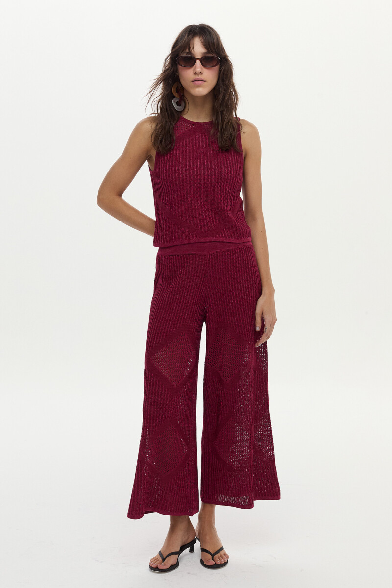 Pantalón Moon Bordo