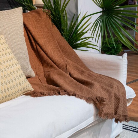 THROW PALL 130*170 LINO-Y-ALGODON BEIGE