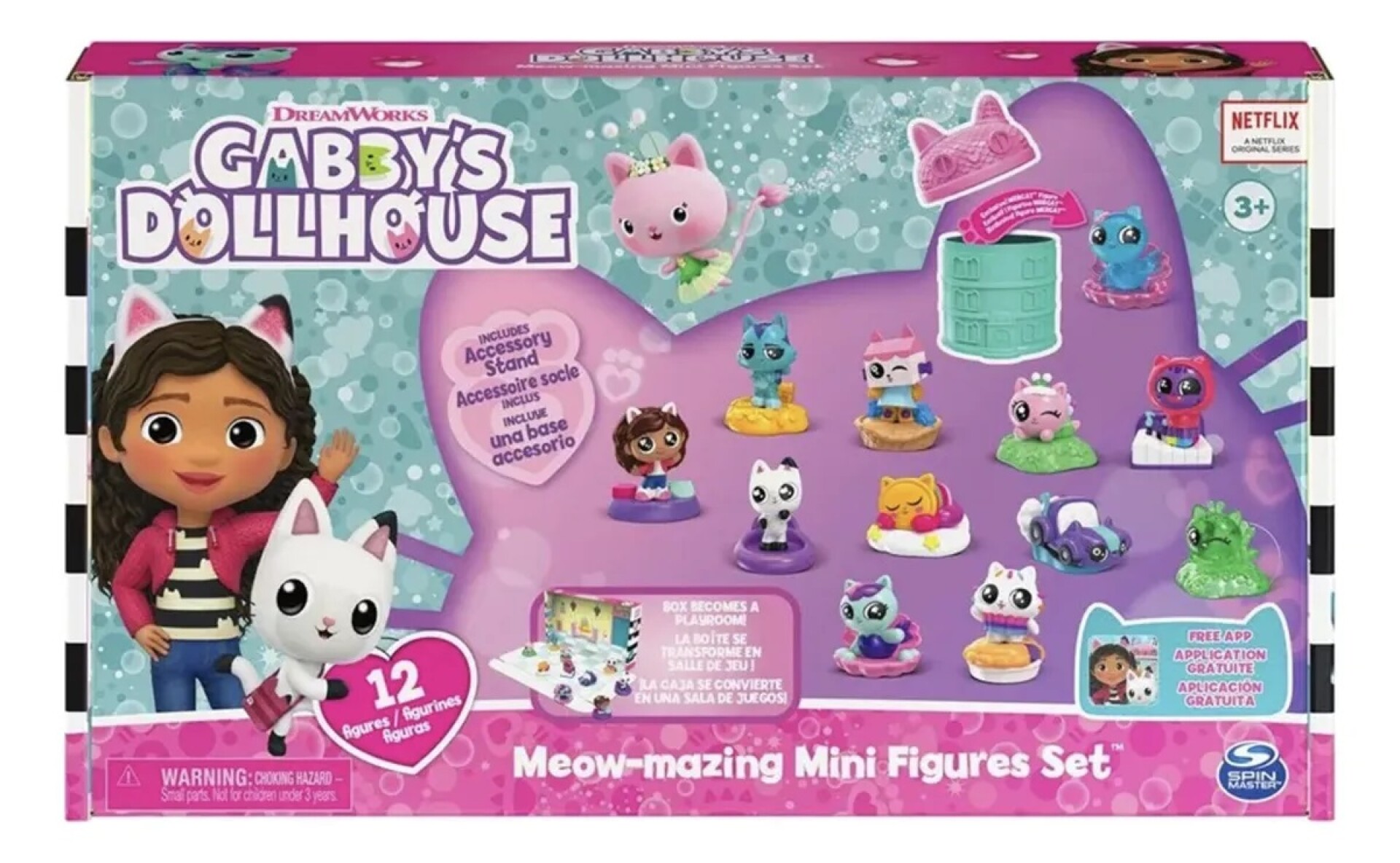 Gabby S Dollhouse Conjunto De Minifiguras Meow Mazing 