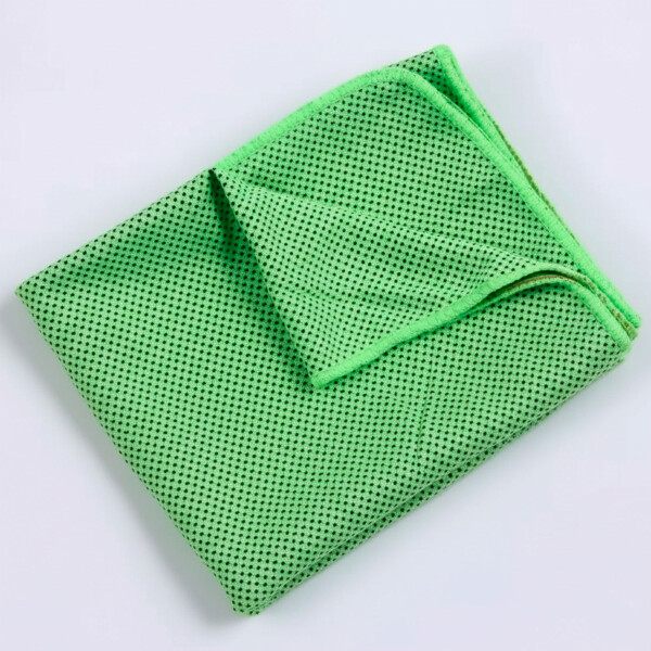 Toalla Deportiva Enfriadora Instantánea Microfibra 90×30cm Color Verde