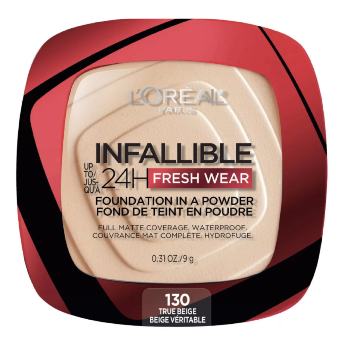 Base En Polvo L'Oréal Paris Infallible 24H Fresh Wear True Beige 