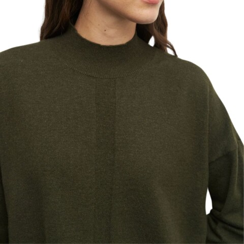 POLERA LEANDRA S-XL VERDE OSCU